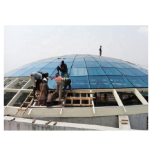 Best  design structure steel atrium glass roof construction